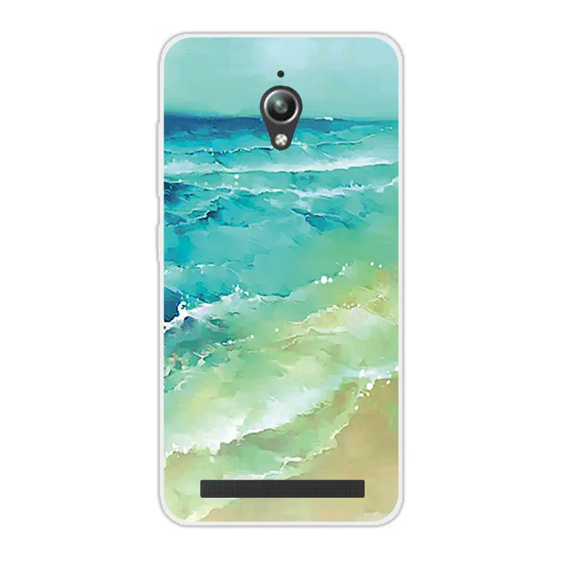 For Asus Zenfone Go ZC500TG Silicone Cases Phone fundas ZC ZC500 500 500TG TG Dark Back Cover Clear Silm Capa |