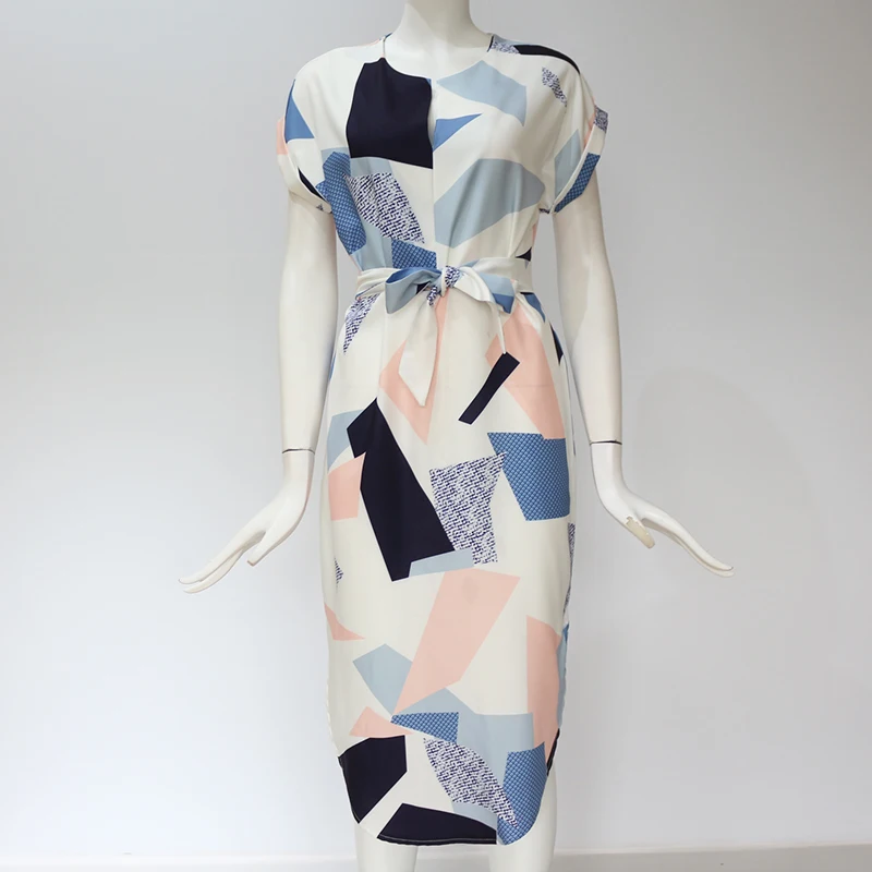 Rogi летняя пляжная одежда женщина 2019 богемский с принтом короткий рукав