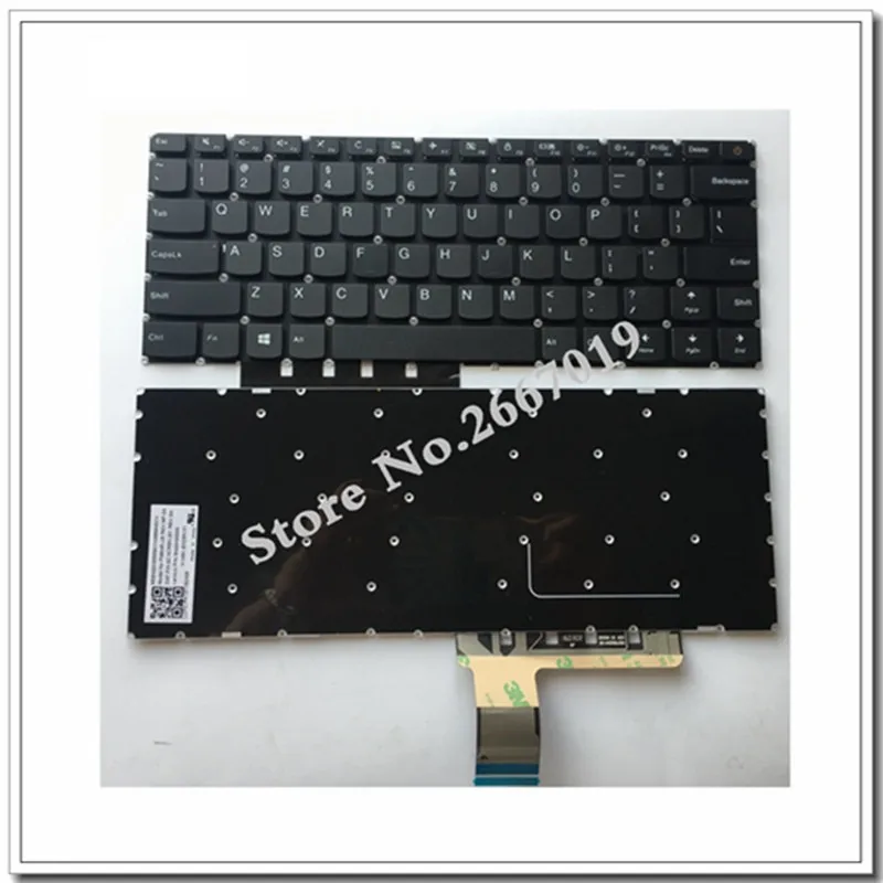 

Клавиатура для ноутбука LENOVO Ideapad 110-14 110-14ibr, без подсветки, на английском языке