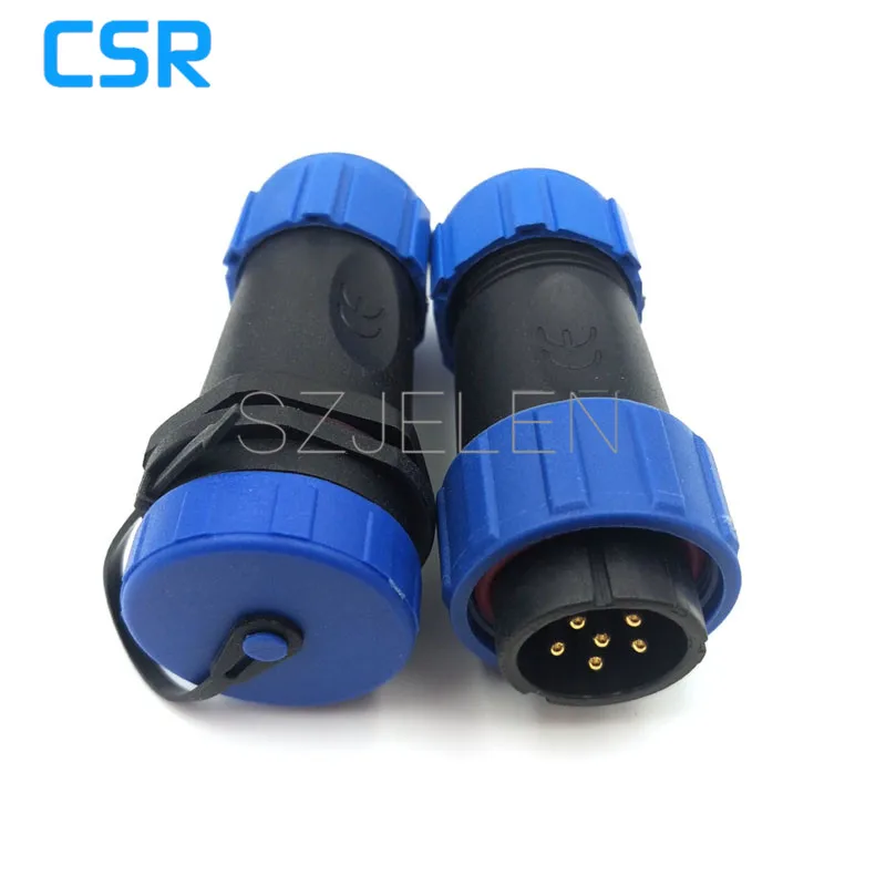 SP2110 водонепроницаемый 6 контактный разъем силовые разъемы промышленного