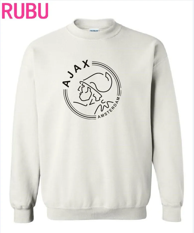 2017 cotton loose O-Neck men Sweatshirts new Ajax New autumn and winter sweatshirt Print long-sleeved hoodies SIZE xs--xxl | Мужская