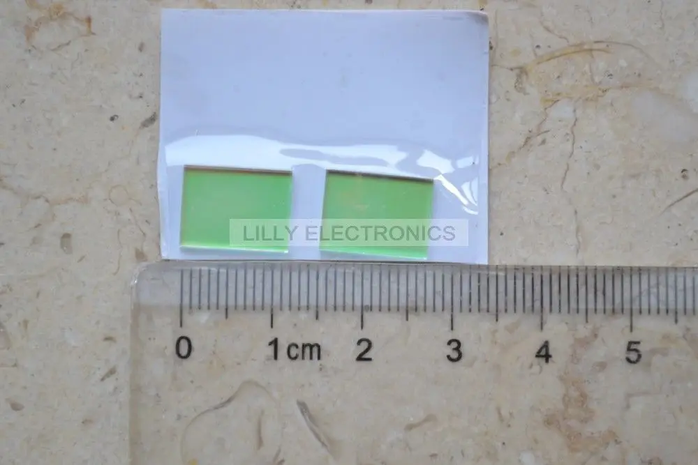 

2 PCS RGB Optical Lens Pass Green Reflect Red 12x9x1.15mm Glass Mirror