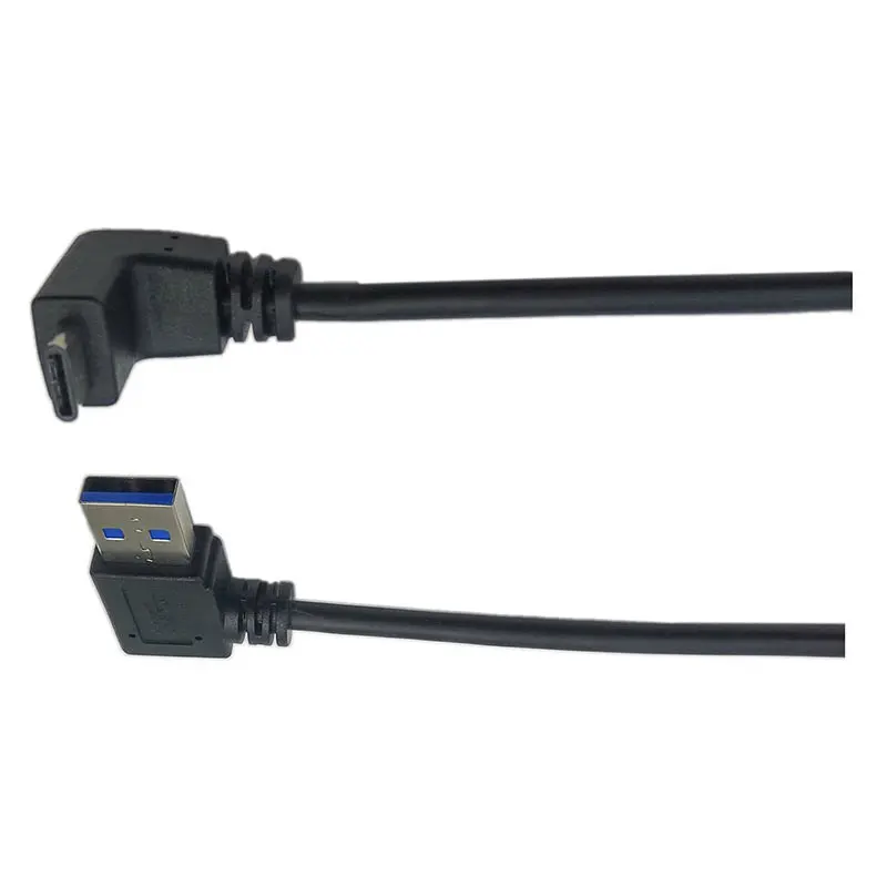 1 м 90 градусов прямоугольный USB 3 0 (тип A) штекер к C) вверх и вниз угол синхронизация