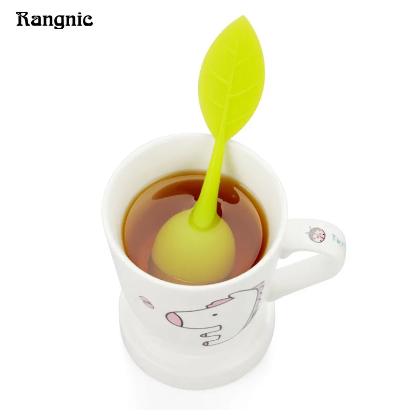 Rangnic Чай сумки для заварки силикона фильтр многоразовые с падения лоток новинка