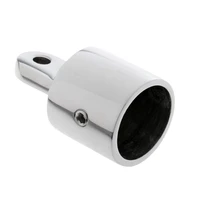eye end cap bimini top fitting boat hardware 1 25mm marine grade 316 stainless steel material polished surface