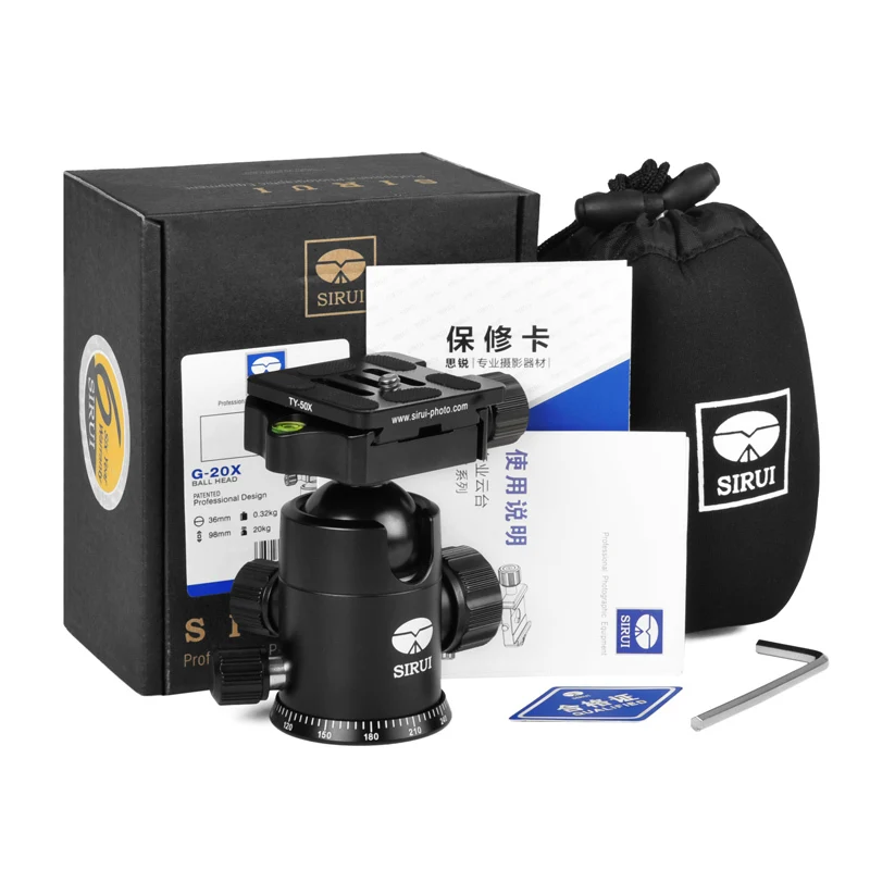 Siruipod панорамная Базовая шаровая Головка для профессиональной камеры Canon sony Nikon