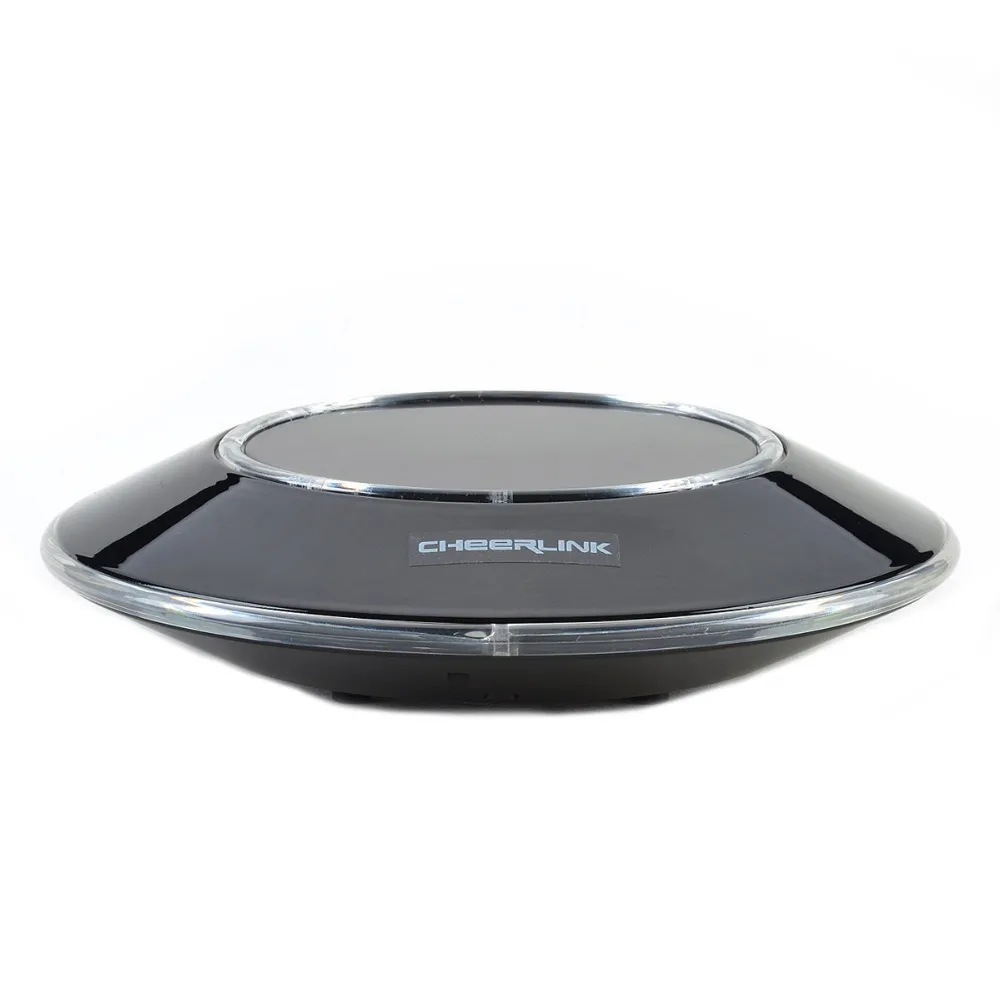 8-LED Superior Maglev Levitation floating Auto Rotating Display Stand Showcase - Black | Украшения и аксессуары