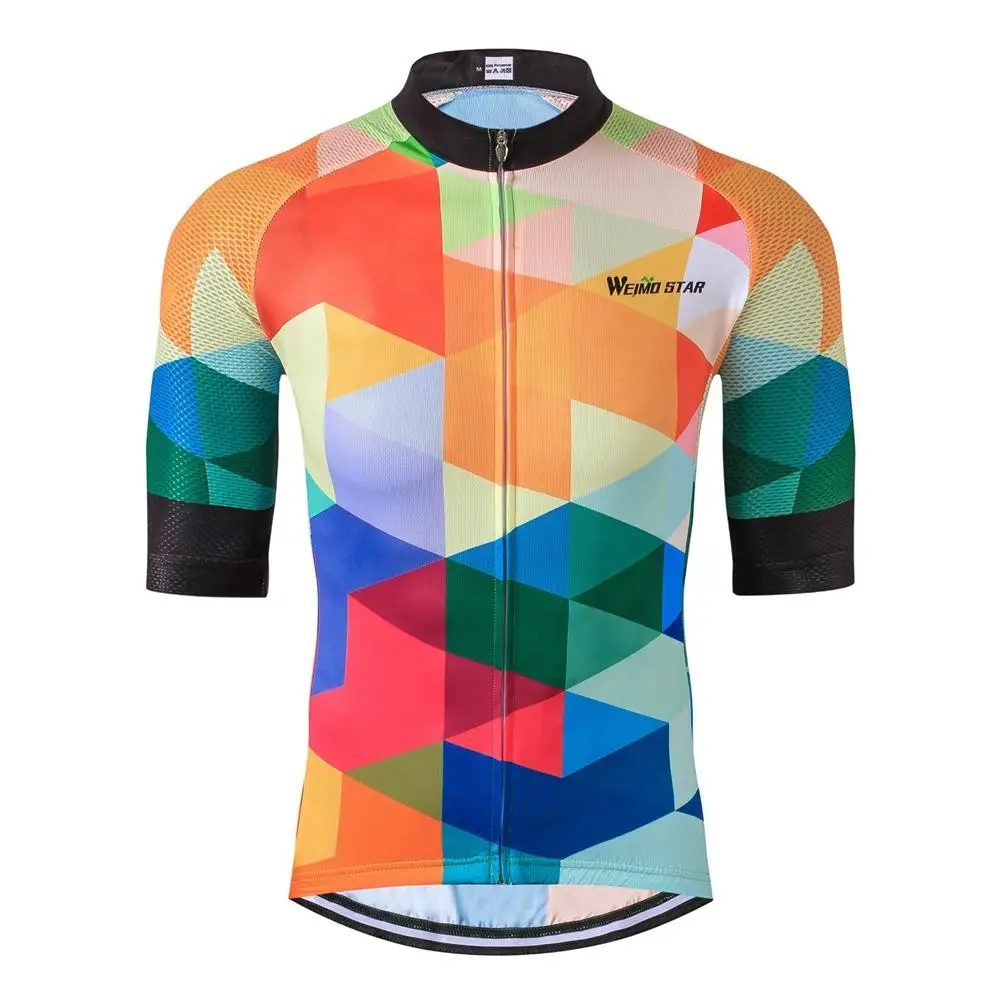 

Weimostar Summer Cycling Jersey Short Sleeve Men Bicycle Clothing Shirt Wear MTB Road Maillot Ropa ciclismo Bike Jerseys
