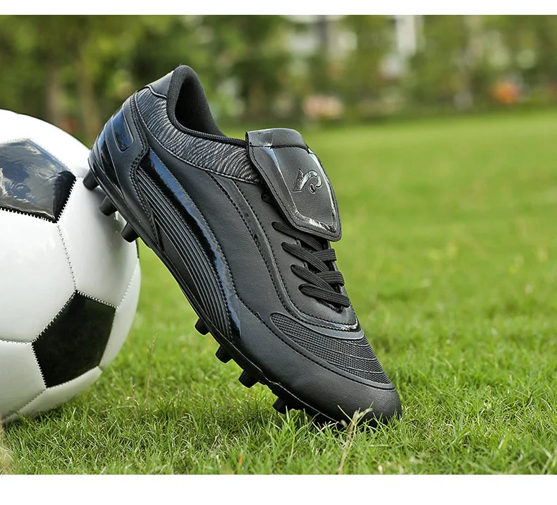 Мужская футбольная обувь Chuteira Futebol с длинными шипами, Спортивная уличная футбольная обувь для мужчин, водонепроницаемая Брендовая обувь, большой размер 45