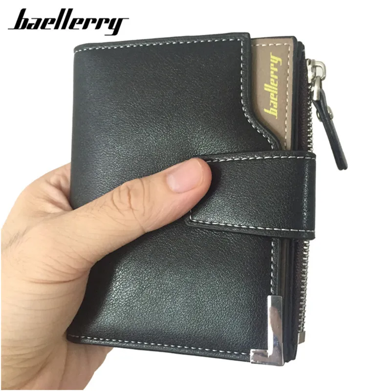 Baellerry новейший синий! Короткие кошельки для мужчин бумажник из искусственной