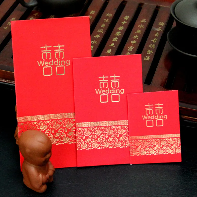 40 шт. китайский новый год традиционный двойное счастье свадебные красные