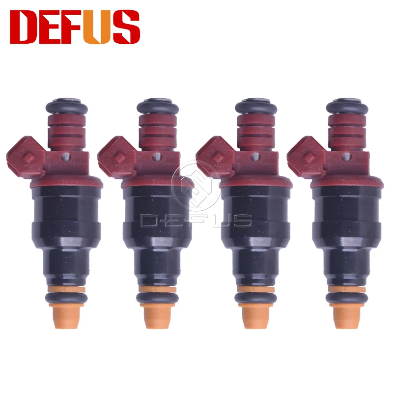 Топливная форсунка DEFUS 4x Bico 0280150431 высокая производительность для SAAB 9 3 900 9000 2.0L 2.3L