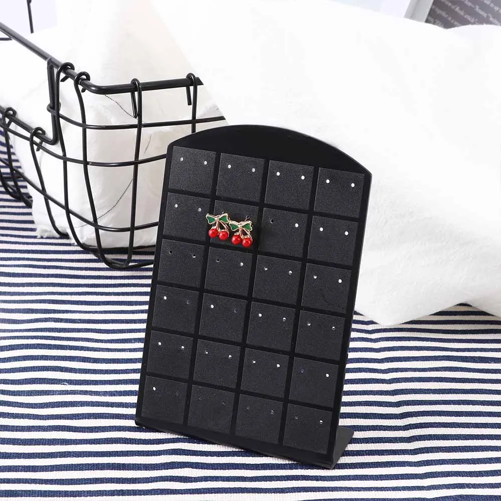 Пластиковый Чехол для сережек 24/36 пар подставка органайзер демонстрационный