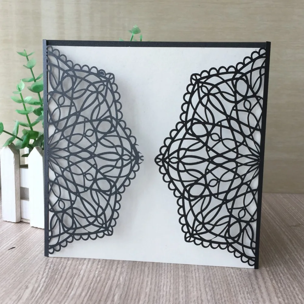 25 шт./лот шикарные розовые полые бабочки лазерная резка приглашения на день