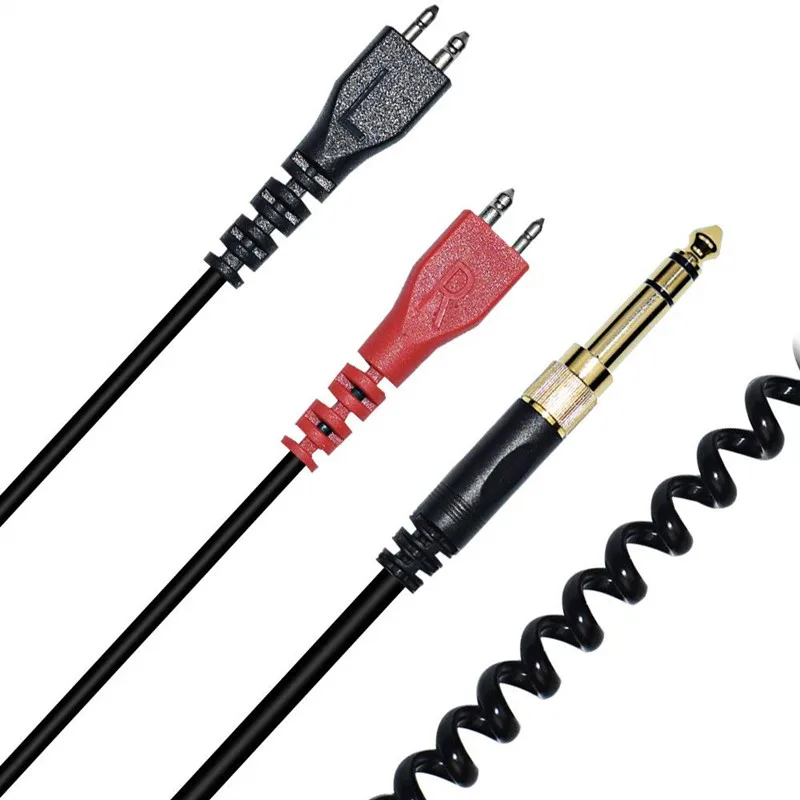 SHELKEE удлинитель спиральный аудио кабель для Sennheiser HD25 HD25-1 II HD25-C HD650 HD 480 HD 25 HD600 наушники