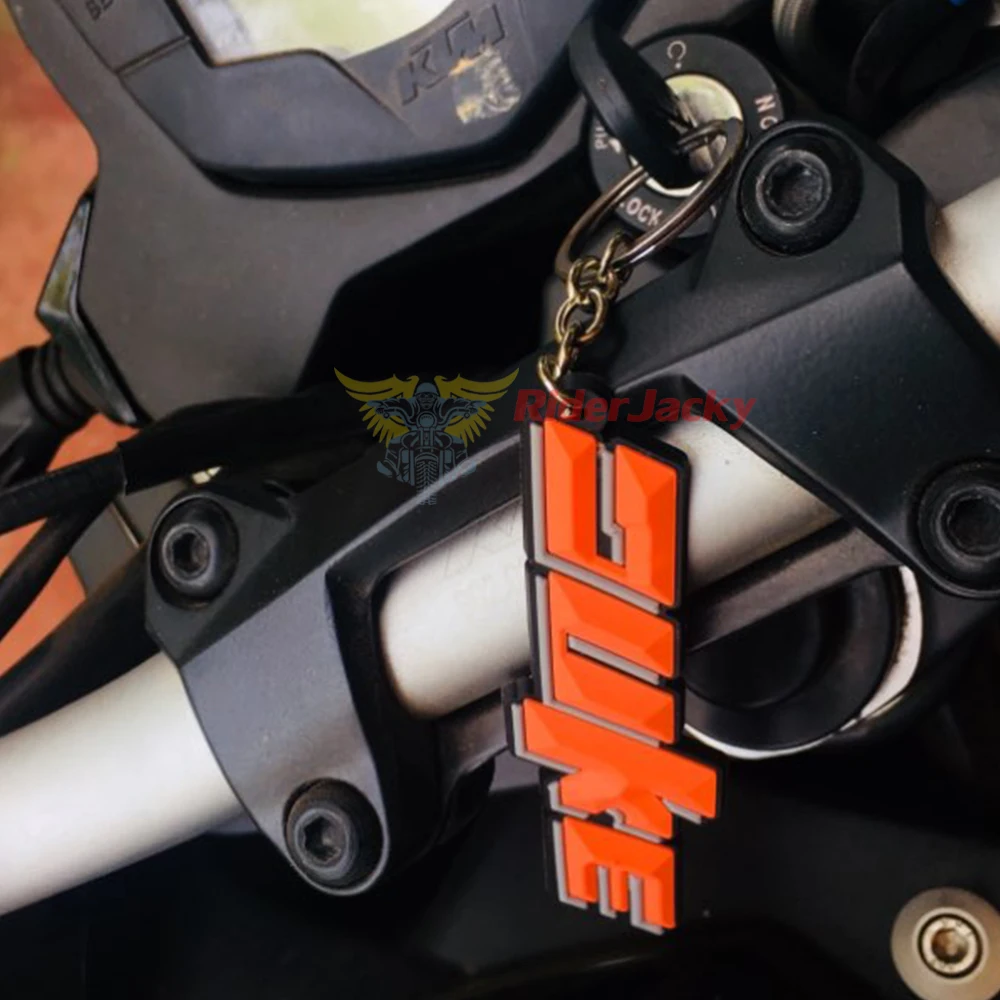RiderJacky мотоциклетные модные резиновые брелок для ключей для KTM 390 690 200 Duke 125 RC390 RC200 RC125 SuperDuke