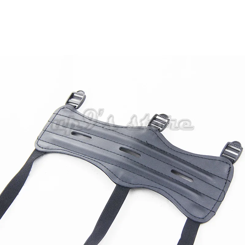 Длина 22 см с 3-мя кожаными ремешками для стрельбы из лука безопасная защита руки |