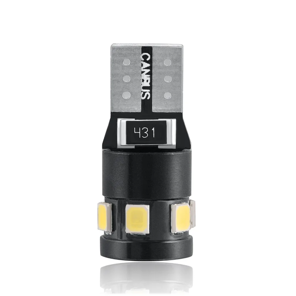 1000 шт. T10 W5W 194 168 светодиодный CANBUS без ошибок автомобильные лампы 2835SMD 9 светодиодный s Авто зазор для парковочного места боковой свет белый 12 В