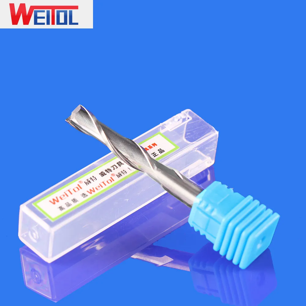 WeiTol N 6 мм хвостовик 22 длина резки две флейты Концевая фреза фрезерный станок с ЧПУ