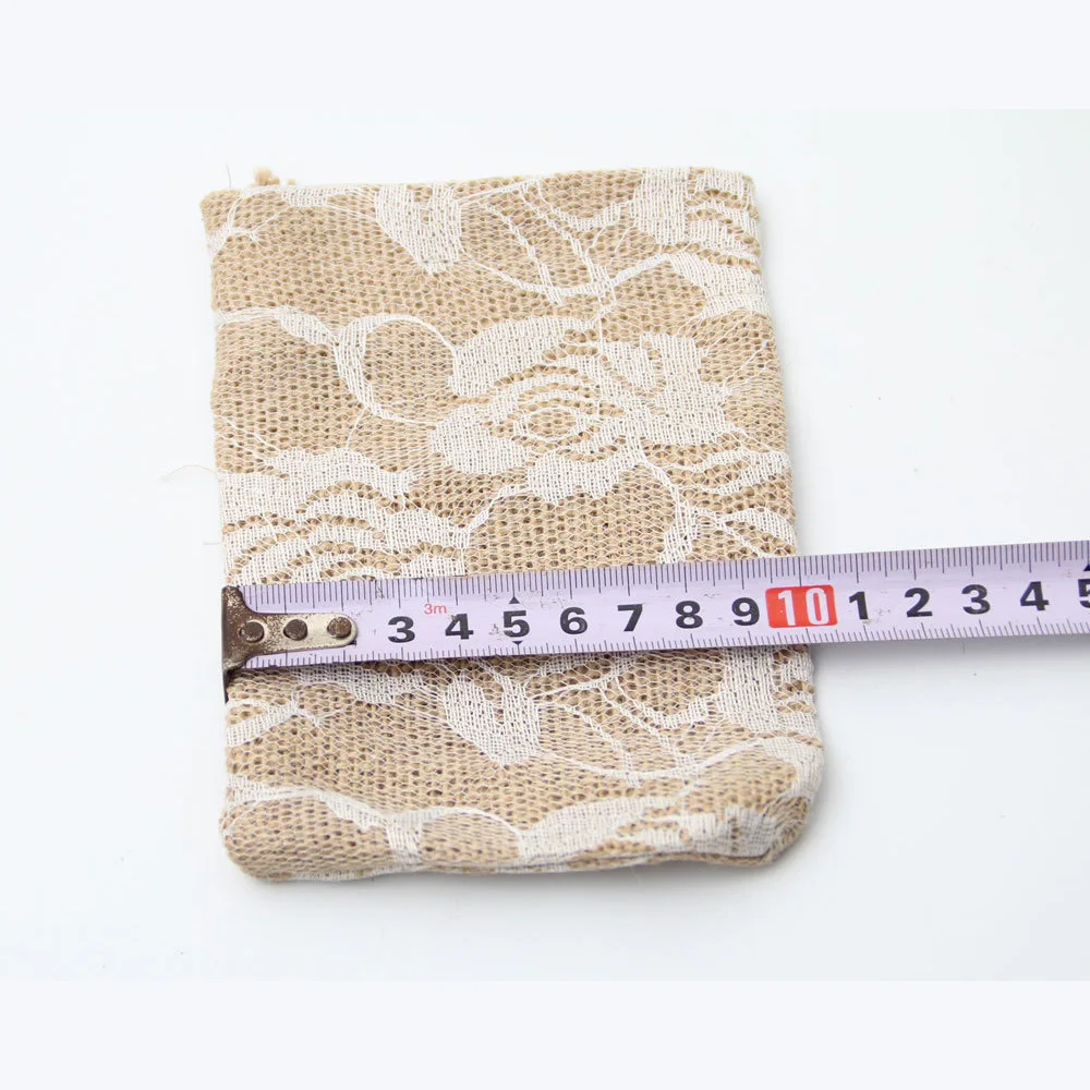 5 шт. льняные подарочные пакеты с вышивкой | Дом и сад