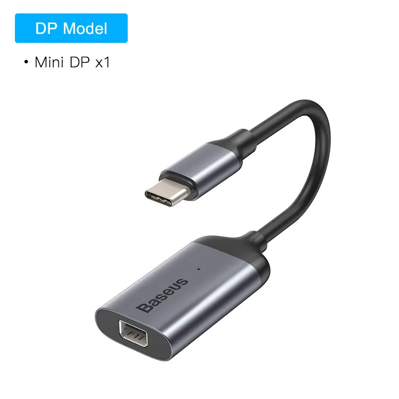 DP Model Baseus USB C концентратор до 3,0 HDMI концентратор USB Type C для MacBook Pro мульти usb-хаб для huawei P30 Pro Компьютерные аксессуары USB разветвитель - Цвет: DP Model