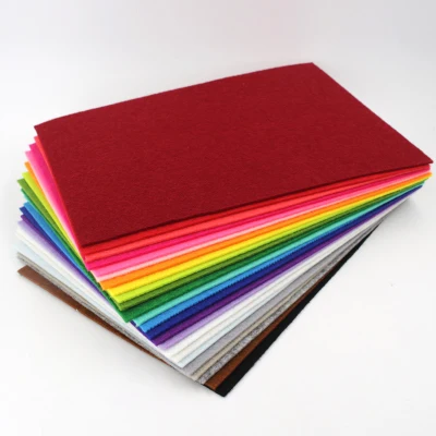 10pcs Mixed Randomly 10 шт. 20x30 см Vilt Stof нетканый Войлок Ткань для шитья кукол ремесла материал пакет для DIY Handmad украшение дома толщина 2 мм - Цвет: 10pcs Mixed Randomly
