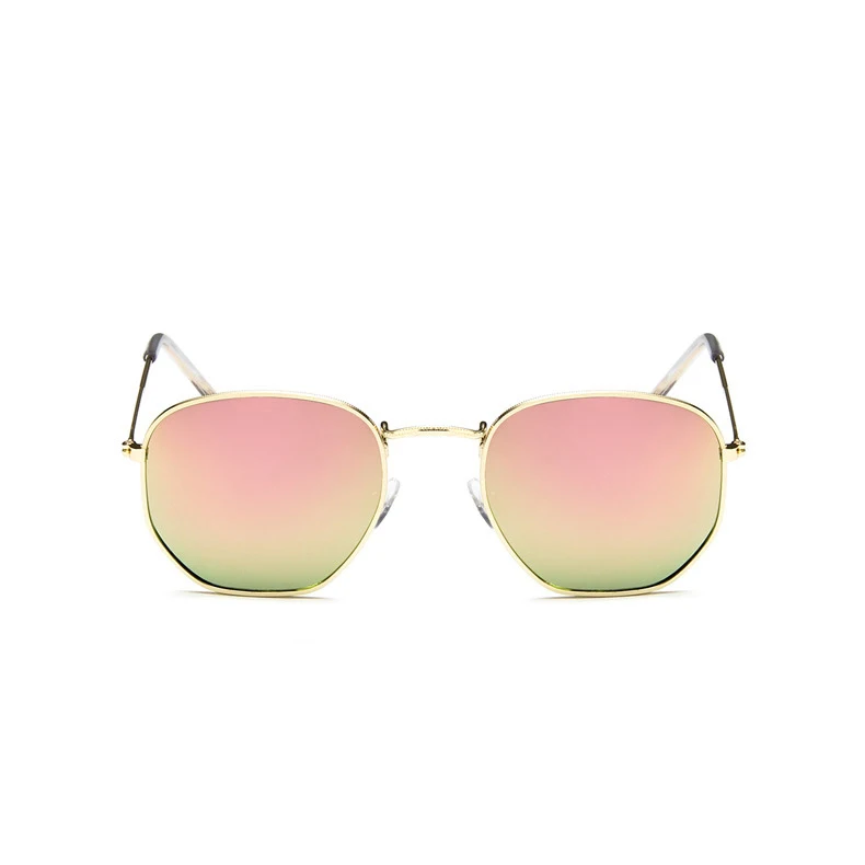 

Hexagon Black Sunglasses Women Brand Designer Small Square Sunglases Men Metal Frame Driving Fishing Sun Glasses Female