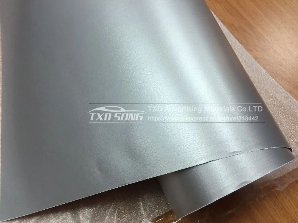 Серебряный кожаный рисунок ПВХ клейкая пленка для украшения автомобиля