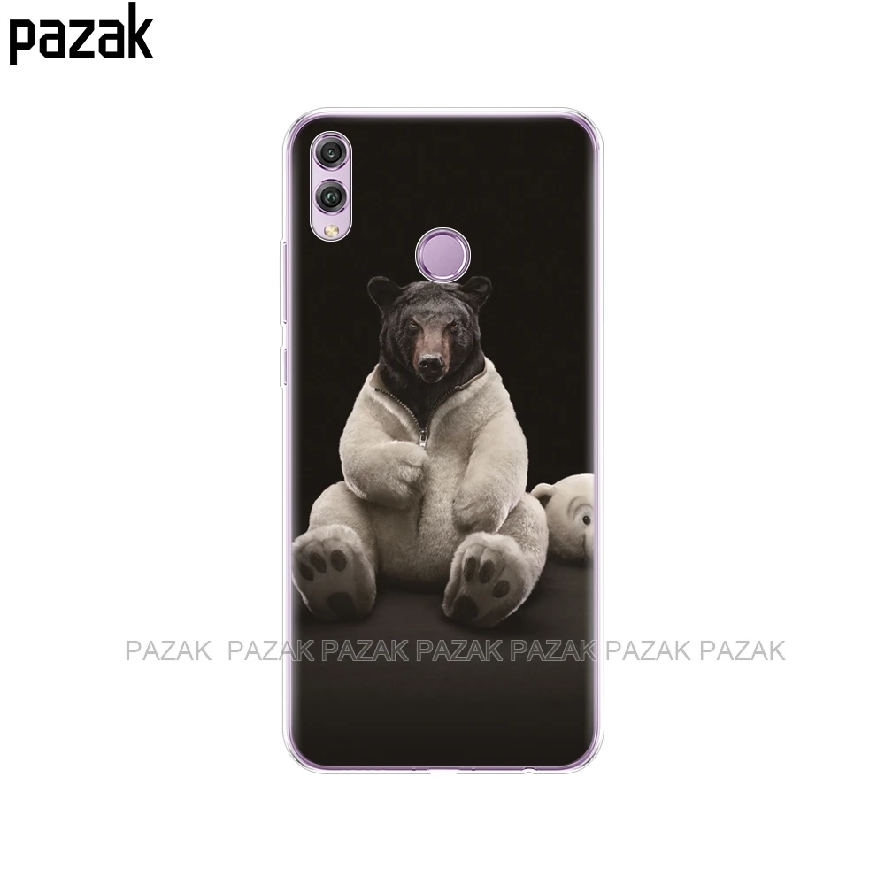 52265 Чехол для Huawei Honor 8x, чехол 6,5 дюйма, силиконовый мягкий ТПУ черный чехол для Honor 8 X, чехол с принтом, чехлы для телефонов - Цвет: 52265