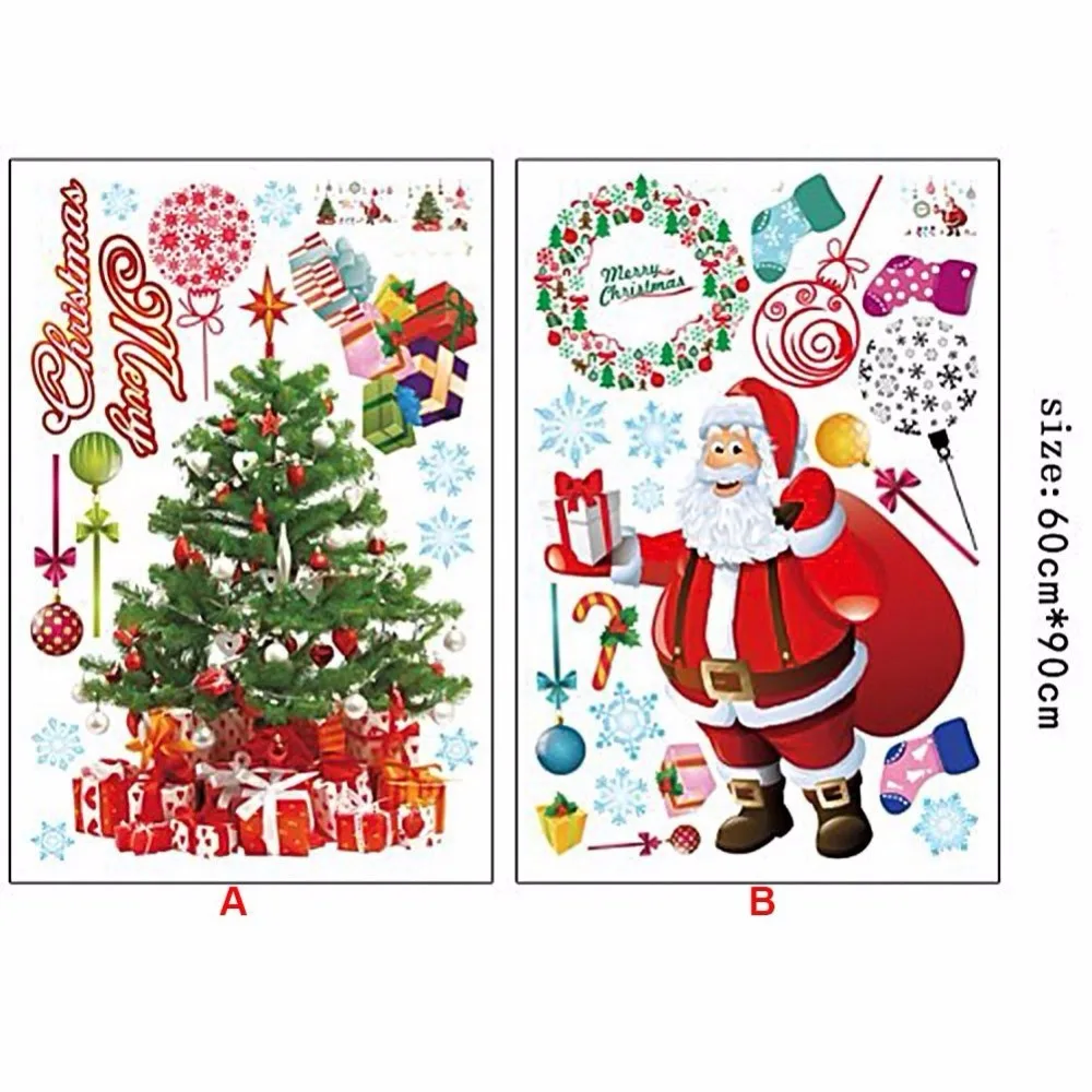 DIY Наклейка на стену с надписью &quotMerry Christmas&quot виниловые наклейки съемная