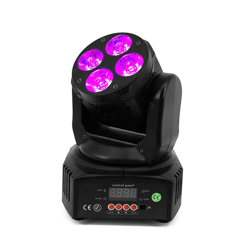 mini LED 4x18w 6in1 Заводской светодиодный светильник 4x18 Вт с движущейся головкой Rgbwa Ультрафиолетовый 6в1 Dmx 512 мини-светильник для мытья сценический светильник - Цвет: mini LED 4x18w 6in1