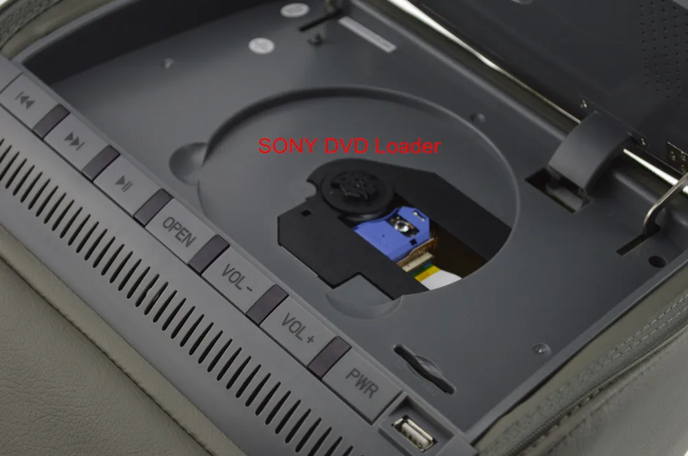 2 шт. Стильный 9 &quotсветодиодный цифровой Экран подголовник автомобиля dvd-плеер