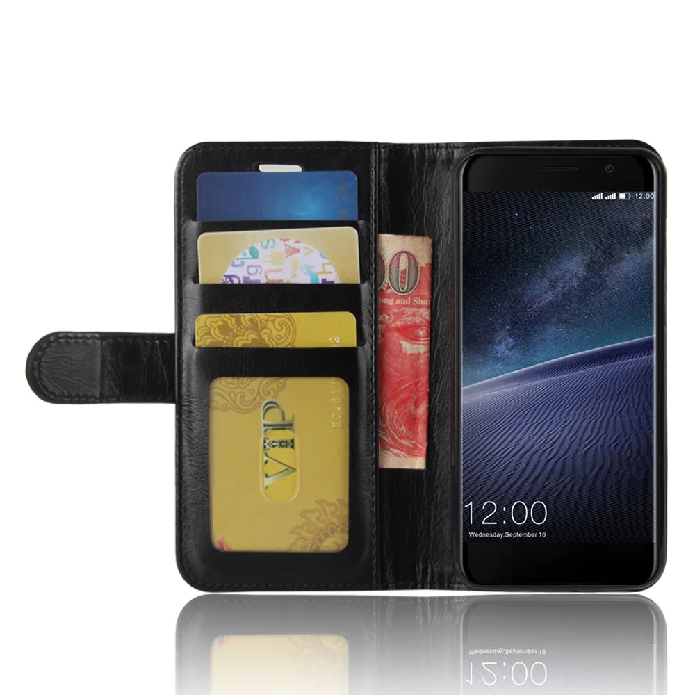 Чехол для Leagoo M5 Edge раскладной Магнитный чехол из искусственной кожи пу с полным