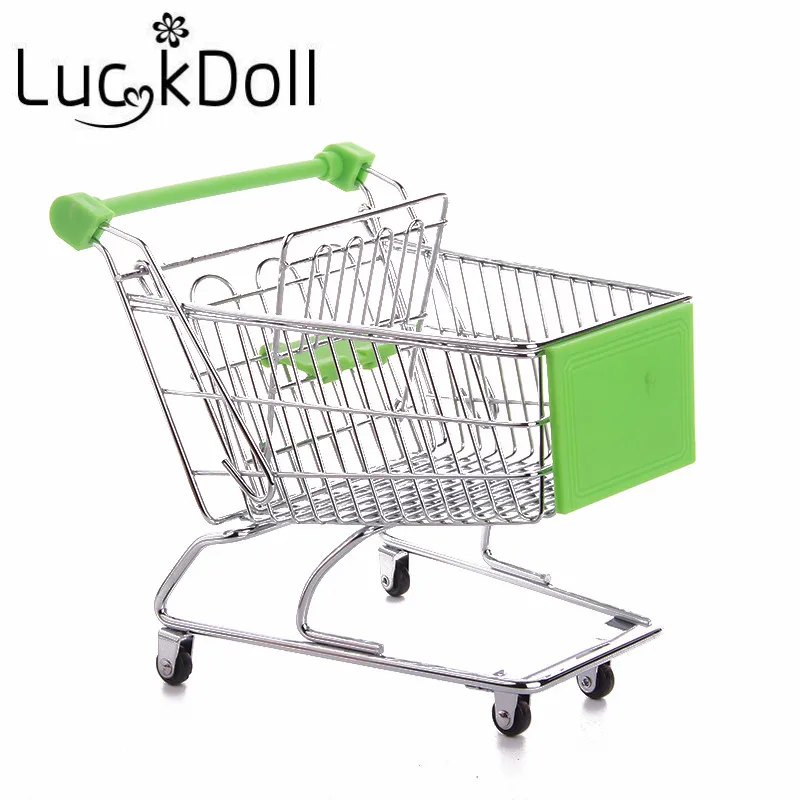 LUCKDOLL Metal Shopping Cart for 14.5 inch American Doll Wellie Wishers AccessoriesGirls Toys Generation Birthday Gift | Игрушки и хобби
