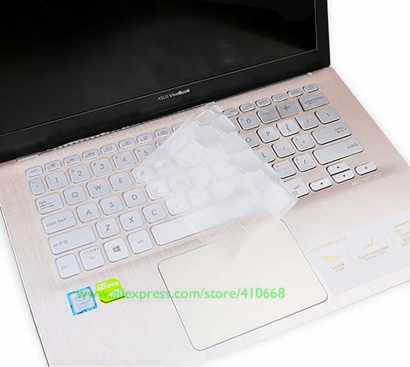 Силиконовая защита для клавиатуры ноутбука кожного покрова для ASUS VivoBook S14 S430 S430U S430UA S430UN S430UF S430FN S430FA 14 дюймов