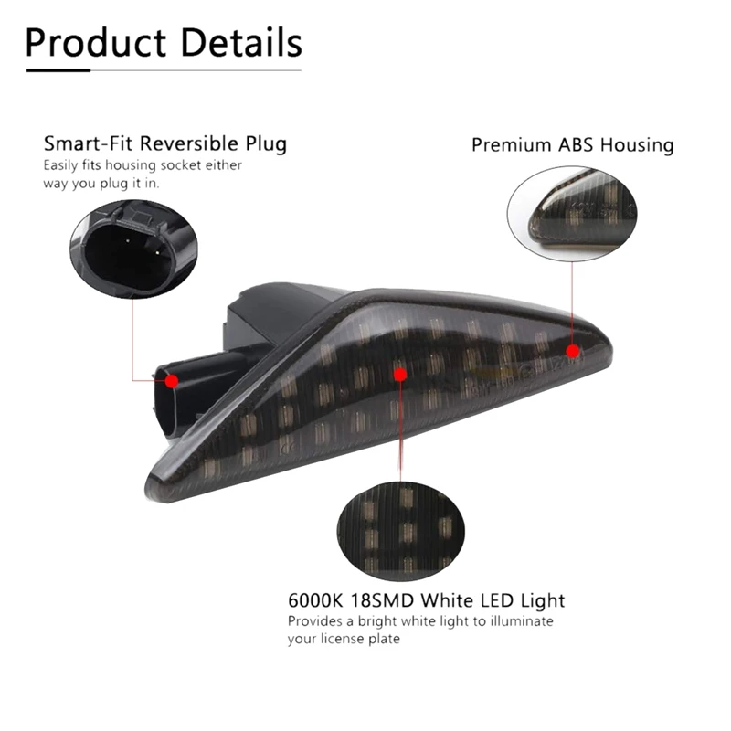 2 шт. Автомобильный светодиодный динамический знак указатель поворота