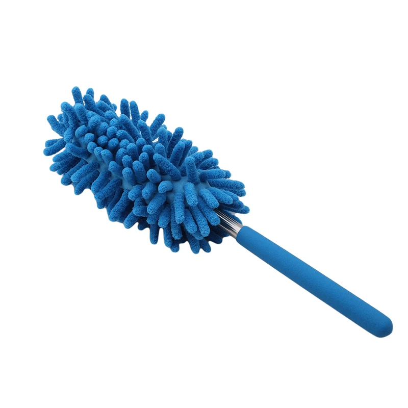 Творческий Выдвижная из микроволокна перо тряпки Регулируемый Duster бытовой пыли