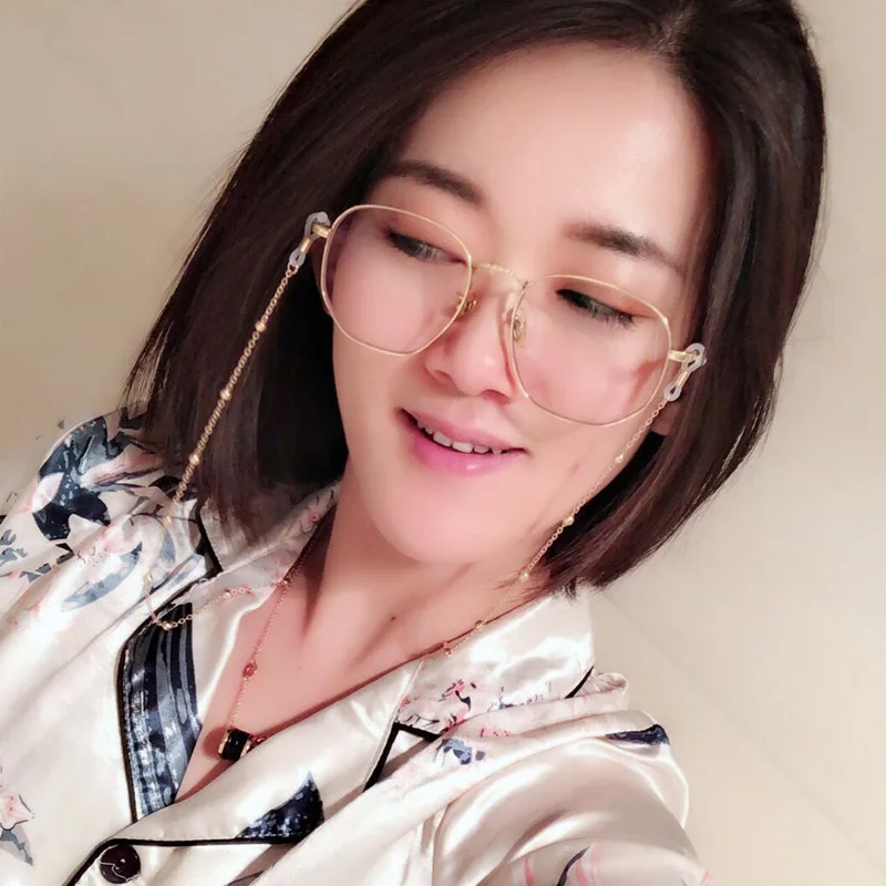 Новинка 2018 модные очки для глаз солнцезащитные винтажный держатель цепи шнурок