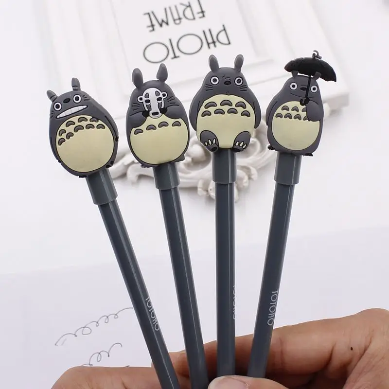 4 шт./лот 0 5 мм новинка милая гелевая ручка с чернилами My Neighbor Totoro авторучка Escolar
