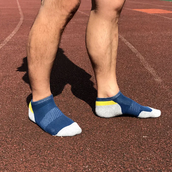 2018 модные мужские низкие спортивные носки удобные разноцветные комбинированные