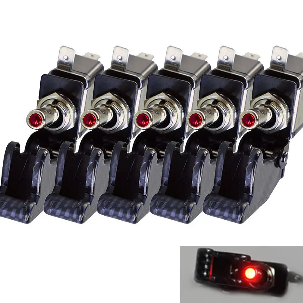 EE support 5 X светодиодный выключатель света сделай сам автомобильные аксессуары 12 В