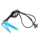 Шлангы 50 см с 4 головками, изогнутые синие капельные распылители для полива, набор Бонсай цветочных растений, капельница для орошения, экономия воды