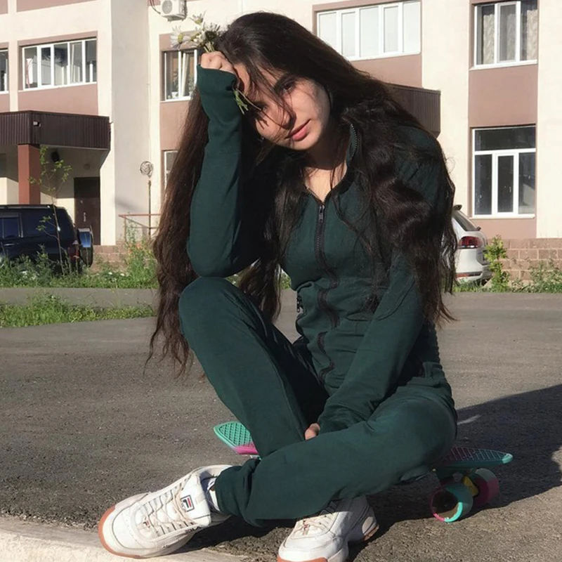 Сексуальный комбинезон женский с длинным рукавом облегающий капюшоном боди