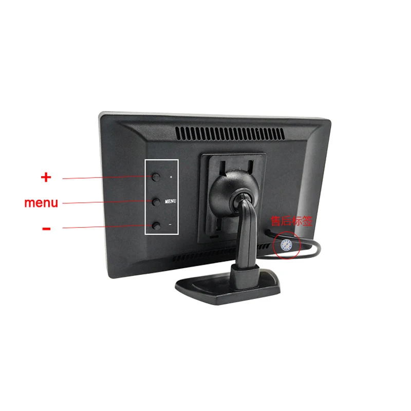 5 дюймовый автомобильный монитор для камеры заднего вида парковочный HD 800*480 tft ЖК