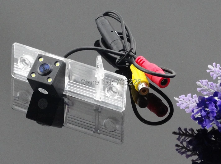 Автомобильная камера заднего вида CCD HD с монитором для автомобильного зеркала 4 3