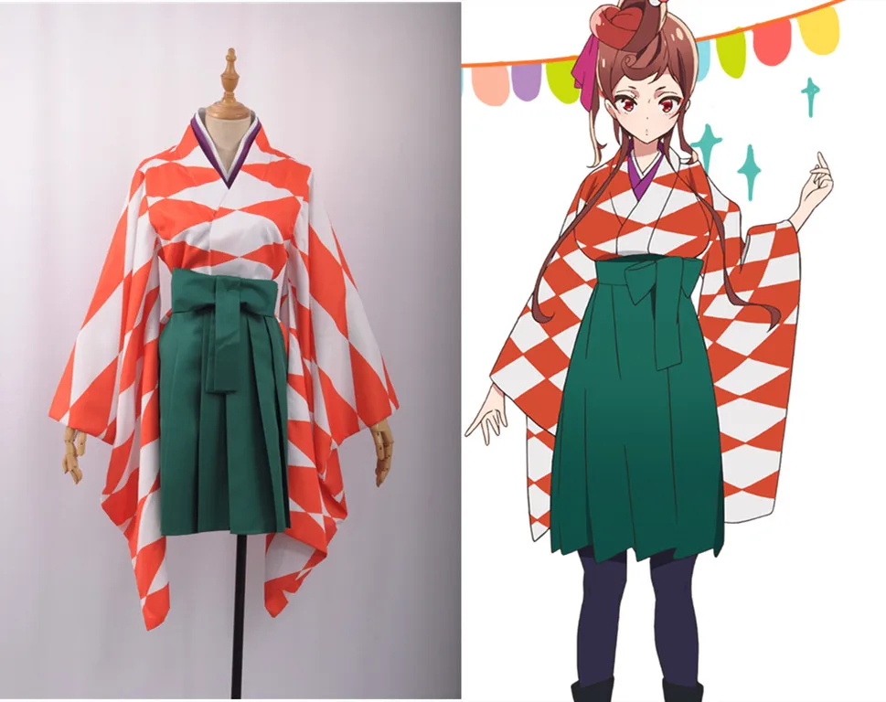 Аниме ZOMBIE LAND SAGA Zonbii yugri кимоно Yutaka необычный сценический женский костюм для