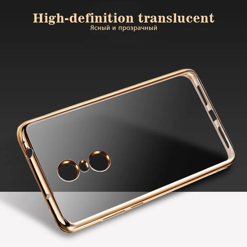 luxury Soft TPU Plating Case For Xiaomi Mi A1 Max 6 5S 4i 4C Cover Redmi 4X 4A 5 5A note5 6X Note4 Pro Phone |