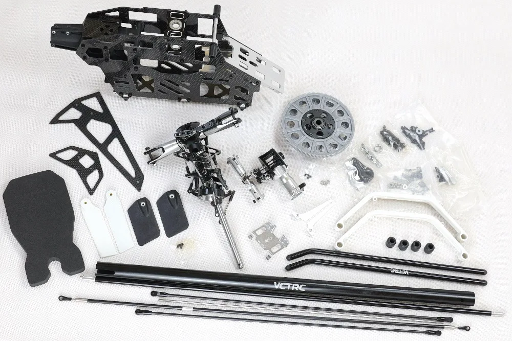 RC пульт дистанционного управления 6ch 3D вертолет 550E V2 6ch комплект из углеродного волокна для выравнивания trex heli