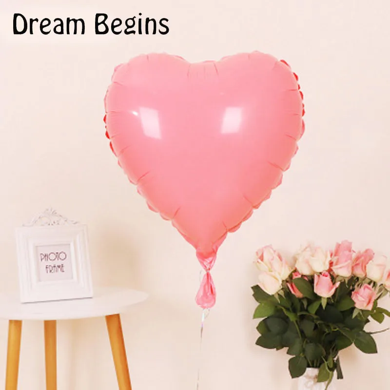 ДБ 2 шт. 18 дюймов Макарон цвета конфеты пентаграмма звезда в форме сердца День