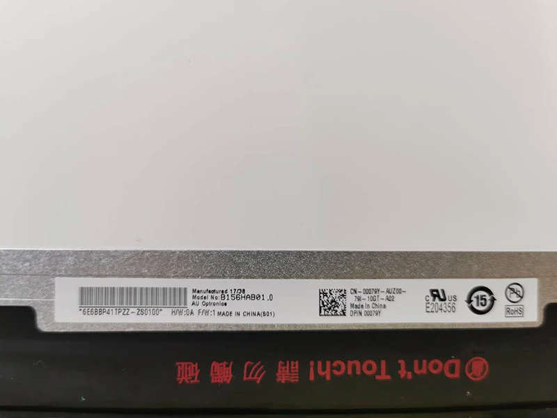 15," дюймовый ЖК-дисплей для Dell Inspiron 15-5568 5568 5578 P58F P58F00 B156HAB01.0 светодиодный сенсорный ЖК-экран 15,6" FHD дисплей